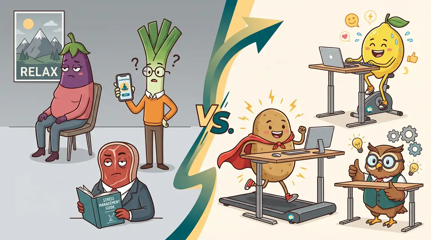 Mentale Gesundheit stärken durch Arbeiten & Bewegen