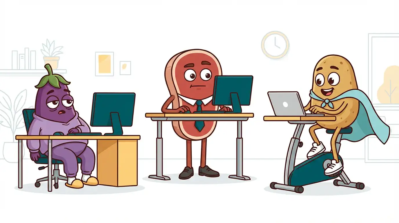 Sitzen - Stehen - Radeln