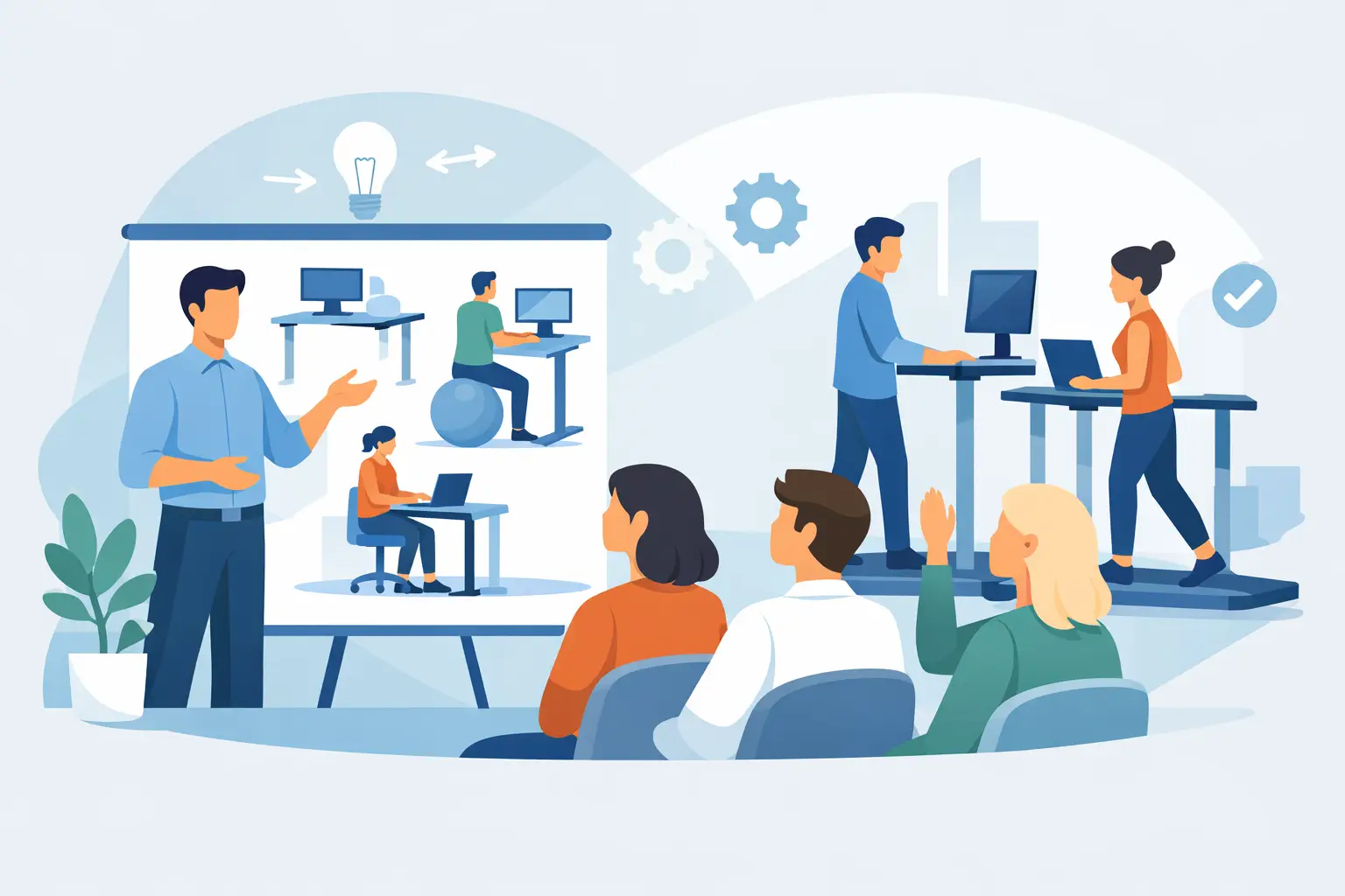 Aktive Arbeitsplätze mit Workshop einführen