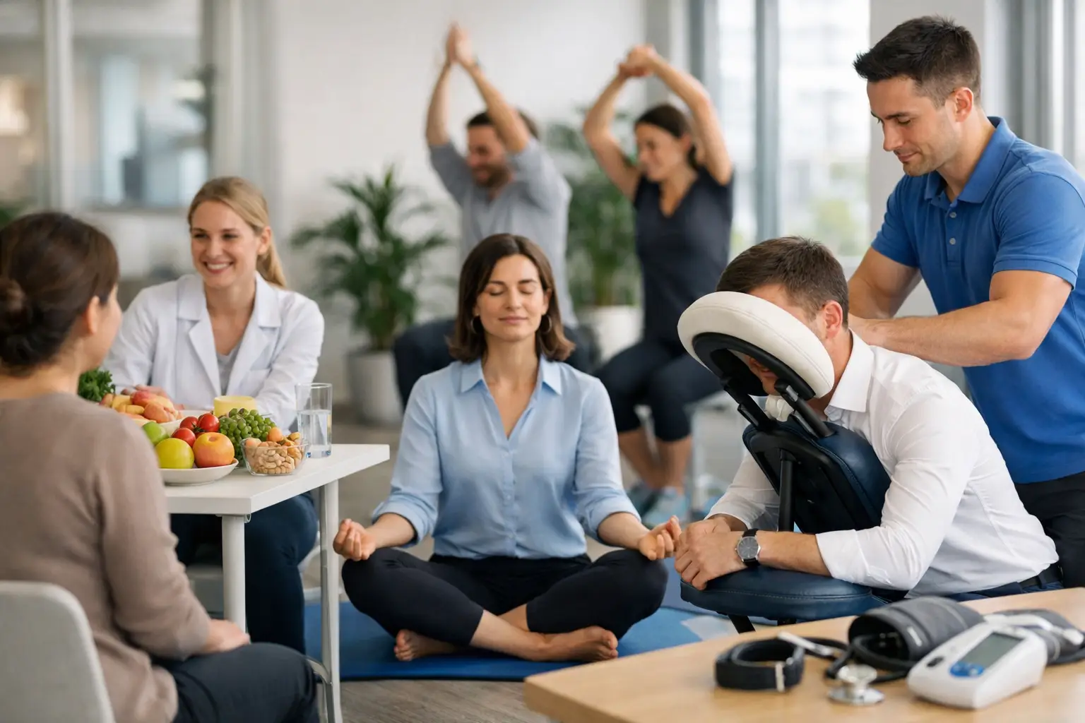 Was macht man bei einem Gesundheitstag im Unternehmen?