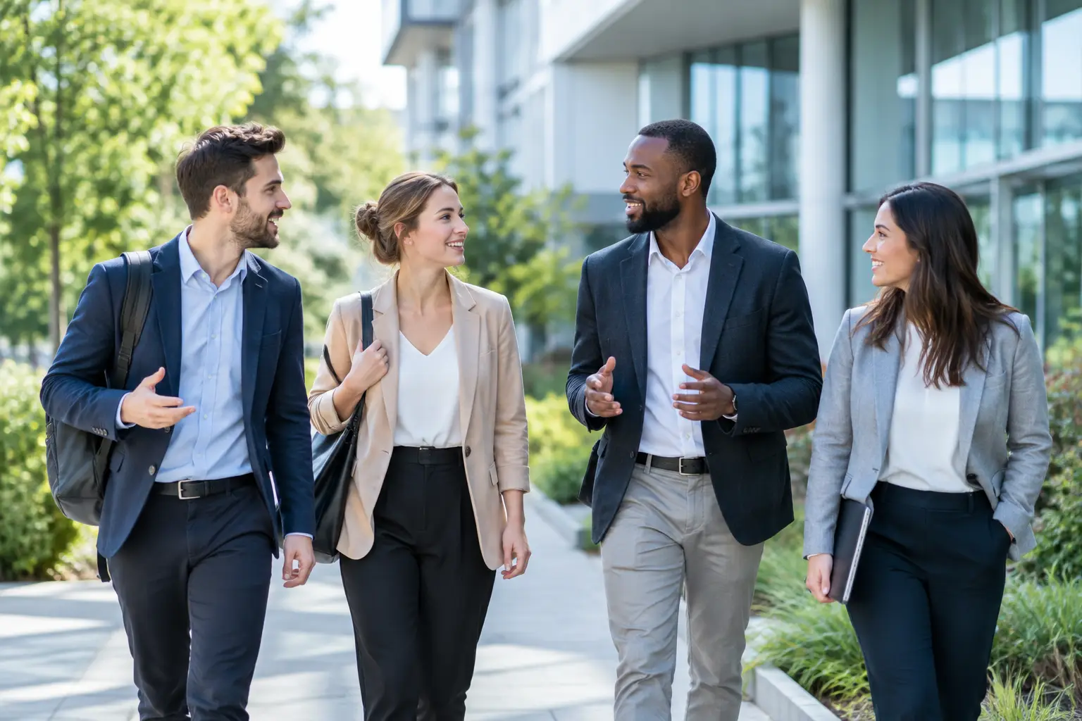 Geh-Meetings machen Besprechungen produktiver